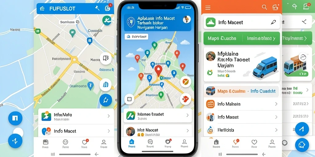 Tampilan antarmuka aplikasi FUFUSLOT untuk informasi macet.