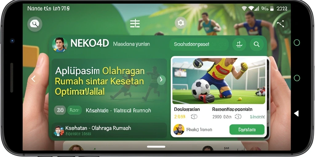 Antarmuka NEKO4D yang sederhana dan fungsional untuk olahraga rumah.