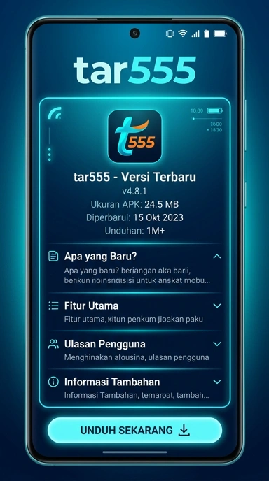 Tampilan halaman APK tar555
